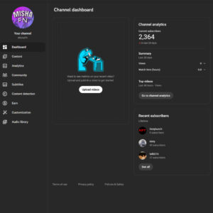 youtube channel 2.3k subscribers